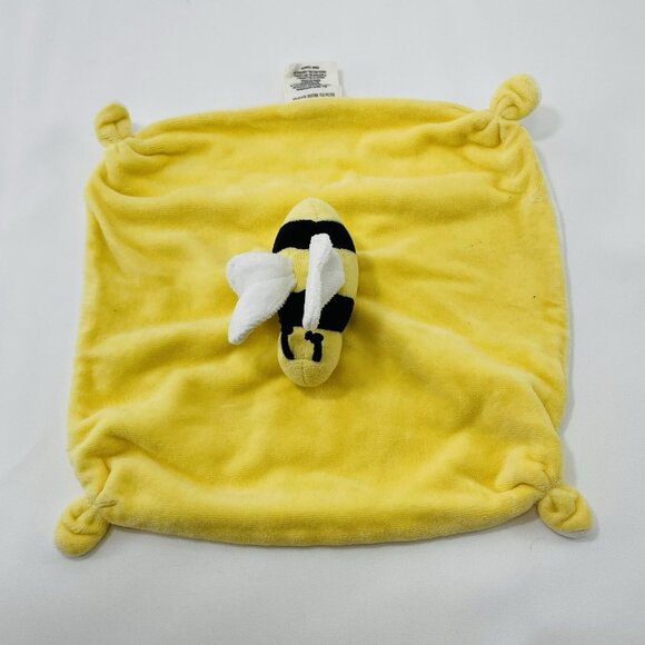 Burt Bees Baby Bumblebee Security Blanket Lovey Blankie Plush Toy Infant Bedding - Picture 1 of 12